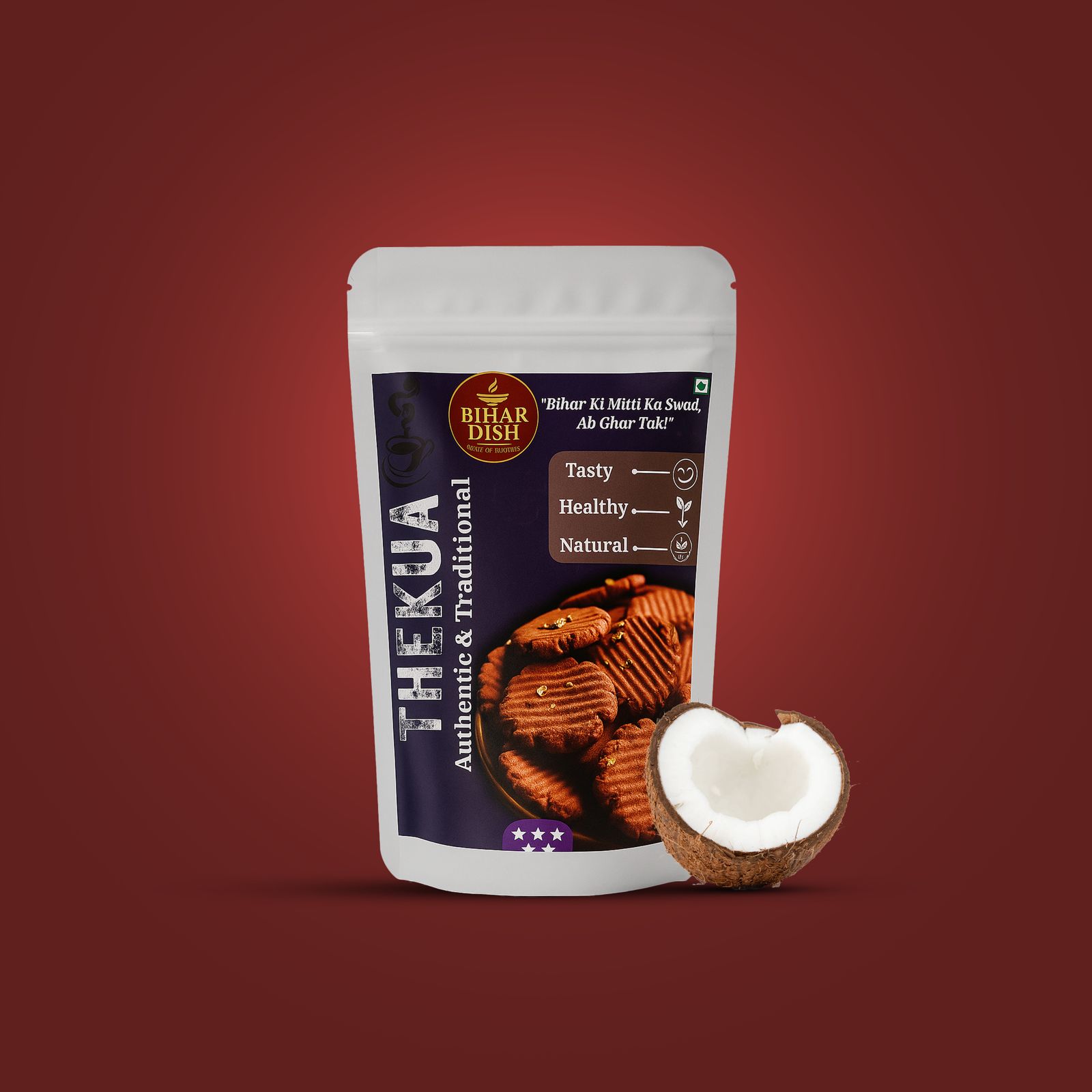 Single Thekua with Nariyal